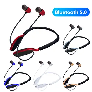 Karājas Kakla Mīksto auss Sporta Austiņas Bluetooth 5.0 Austiņas Modes Austiņas Stereo Austiņas ar Mic, Lai Xiaomi Huawei, Samsung