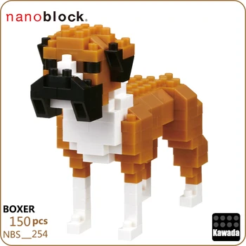 Kawada Nanoblock Boxer Suns NBC254 150 Gab. Dimanta Celtniecības Bloki Radošo Mini Ķieģeļi Rotaļlietas Bērniem Lielisku Dāvanu Grūtības Līmenī2