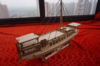 Koka kuģu modeļu komplekti, ķīna buru laiva dziesmu dynasty jahtu senā kuģa modelis Bezmaksas piegāde