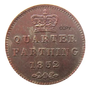 Komplekts (1839-1868)5gab UK Lielbritānija / Ceylon Victoria Ceturksnī Farthing Kopēt monētas