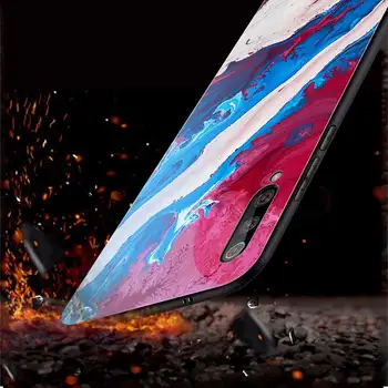 Krāsu Glezniecību Gadījumā Xiaomi Redmi Piezīme 8 9 7 6 Pro 8T Mi Piezīme 10 9 T 8 Pro SE A3 A2 Lite 6X F1 Poco X3 Rūdīts Stikls Fundas