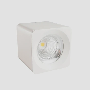 Kvadrātveida Aptumšojami COB LED Downlights 7W 9W 12W LED Griestu salona apgaismojums AC85~265V LED Griestu Lampas Silts/Auksts Balts Iekštelpu Apgaismojums