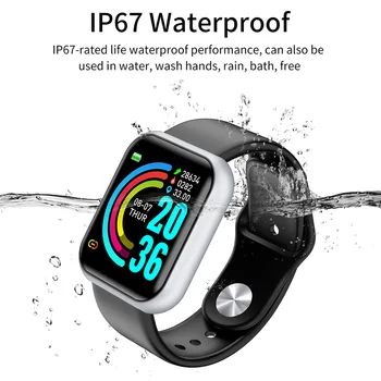 L18 Ūdensizturīgs Smart Skatīties Vīriešu, Sieviešu Fitnesa Tracker Sirds ritma Monitors Smart Aproce Sporta Pulkstenis XiaoMi Apple IOS