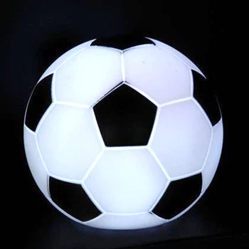 Labākā dāvana bērniem Krāsas Maiņa futbola LED Nakts Gaisma Noskaņu Ziemassvētku Puse mājas Apdare nightlight lampas