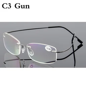 Lasījums Brilles Vīrieši Sievietes bez apmales Ultra-Light Magnētisko Presbyopic Brilles, Lai Vīrietis Sieviete +1.0+1.5+2.0+2.5+3.0+3.5+4.0 RS079