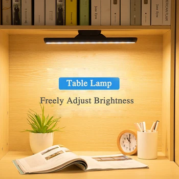 LED Sienas Lampa Karājas Magnētisko Iekasējams Dimming Nakts Gaismas Eye-aizsargā Galda Lampas Grāmatu Lasīšanas Gaismas Lampas