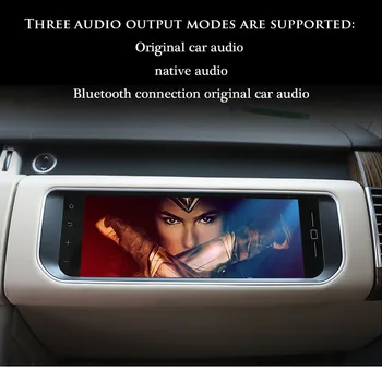 Liandlee Auto otrā pilota Multimediju Izklaides LCD skārienjutīgais Ekrāns, HD Displejs Land Rover Par Range Rover Vogue L405 2012~2020