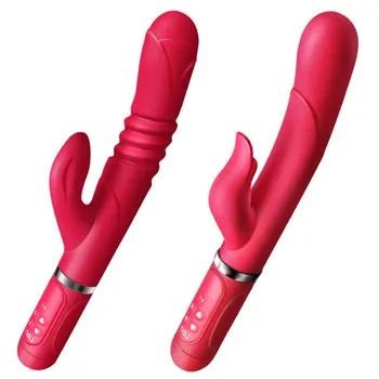 LIBO G Spot Vibrators, Dildo Vibratoru Sieviešu Masturbācija Sieviešu Seksa Rotaļlieta, Teleskopiskie Vibrācijas Iebūvēts Bumbu Rotācijas Apkure