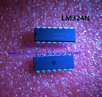 LM324N LM324 DIP14 50gab/daudz Bezmaksas piegāde