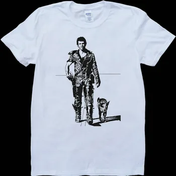 Mad Max Mel Gibson Jaunu Vīriešu Modes Īstermiņa piedurknēm Apaļā Apkakle T-krekls Atdzist Topi, t-veida, Hip Hop