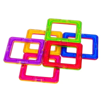 Magnētiskā magnēts konstruktors, 6 daļas Dāvanas Hobiji Baby Kids Dzimšanas dienas Rotaļlietas bērniem Konstruktora Bloki Izglītības