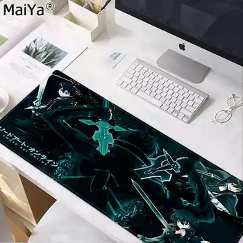 Maiya Smieklīgi Zobens Mākslas Online Anime portatīvā Datora peles paliktnis ar Gumijas PC Datoru Spēļu peles paliktnis