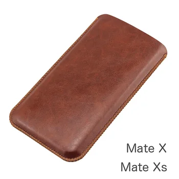 MateXs Universālā Fileja maksts Tālrunis Taisni ādas gadījumā retro vienkāršu stila maisiņš huawei mate X mate Xs tālrunis soma