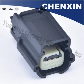 Melnā 3 pin auto plug mājokļu sieviešu auto kontaktligzda Elektriskā ūdensizturīgs wireharness plug 31403-3700