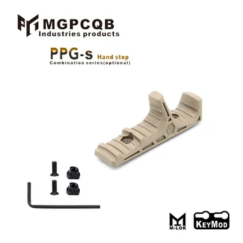 MGPCQB jaunu PPG Python maza roktura keymod M-Lok universālā M4 Fishbone grip PPG-005