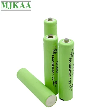 MJKAA 10PCS AAA 1800mAh 1.2 V Ni-MH Akumulatoriem Augstas Kvalitātes 3A NiMH 1,2 V Baterijas, Tālvadības pults