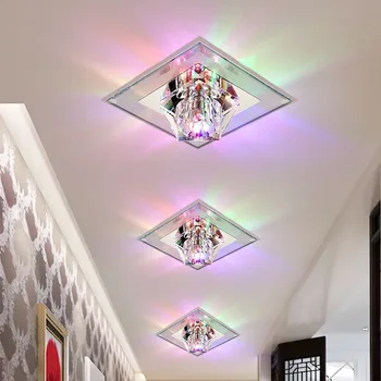 Moderna un vienkārša led dimanta kristāla eju gaismu koridorā gaismu gaitenī gaismu iegulto radošo mājas downlight uzmanības centrā