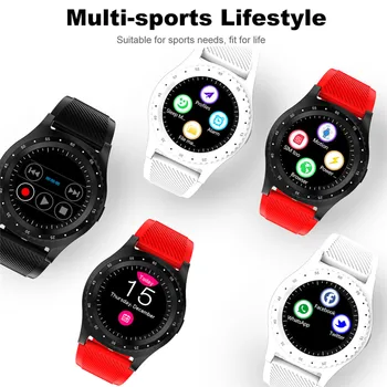 Moderns Sporta Smart Skatīties Uz Vīriešiem, Ar Fitnesa Atgādinājums Atbalsta SIM TF Kartes Vīriešu un Sieviešu Pulkstenis Sirds ritma Monitors Smartwatch