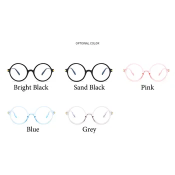 Modes Brilles Sievietēm, Vīriešiem Brilles rāmis Vintage Kārta Skaidrs, Lēcas, Brilles, Rozā, Zils, Pelēks Lasījumā Stikla