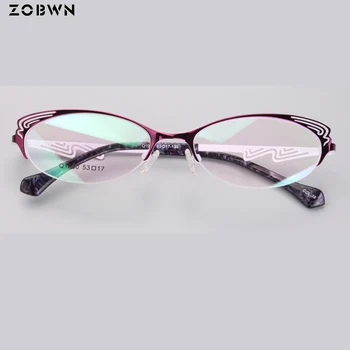 Modes Optiskās Brilles sievietēm Tuvredzība Brilles dāma Metāla Briļļu oculos de grau feminino tauriņš forma kaķis gafa sarkans melns