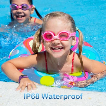 Morefit 907 Bērniem Smart Aproce Asins Spiediena, Skābekļa Miega Monitors IP68 Ūdensnecaurlaidīga Sporta Aktivitātes Smartband Bērniem