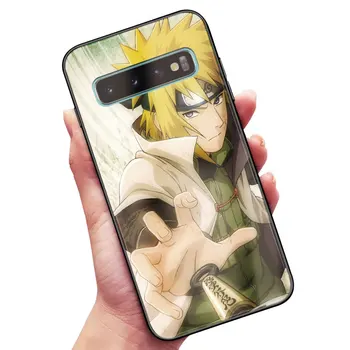 Namikaze Minato Naruto Anime rūdīts stikls coque Telefonu gadījumā vāks apvalks Priekš Samsung Galaxy S8 S9 S10e S10 Piezīme 8 9 10 Plus