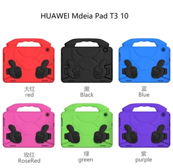 Nav toksisks EVA Putu Triecienizturīgs Stends Tablet Smart Cover Gadījumā Huawei Mediapad T3 10 9.6