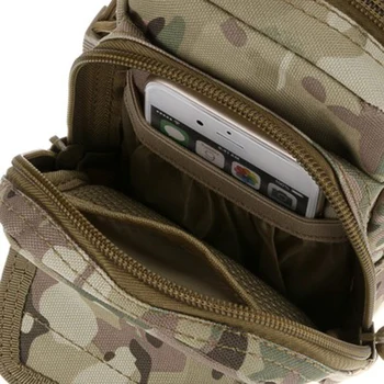 Neilona Militārās Taktikas X-2 Bodypack EDC Molle Maisiņš Viduklis Pack medību Soma Kabatā, Iphone 6 7 Samsung Āra sporta somas