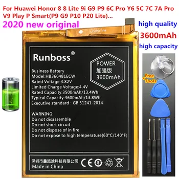 Nekustamā 3600mAh HB366481ECW Akumulatoru Huawei Honor 5C NEM-L51 TL00H UL10 L22 Godu 8 FRD-L02 FRD-L04 Baterijas+Instrumenti