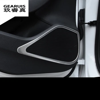 Nerūsējošā tērauda auto audio skaļruņu skaņas segtu dekorēšana, interjera apdares līstes automašīnas Audi A3 sedana 2016 auto stils