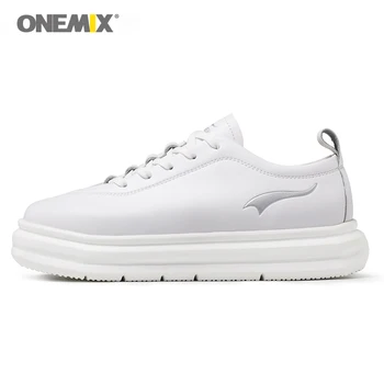 Onemix platformas kurpes sieviete pieauga kurpes dizainera Āra Skateboarding Apavi, Sieviešu, Baltas Čības 2020. Gadam Palielināt 5CM