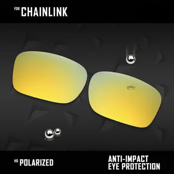 OOWLIT Lēcas Aizvietotāju Oakley Chainlink Polarizētās Saulesbrilles - Multi Krāsas