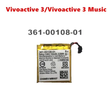 Oriģinālā Rezerves 155mAh Li-po Akumulators 361-00108-01 Par Garmin Vivoactive 3 Vivoactive 3 Mūzikas Rechargable Battery