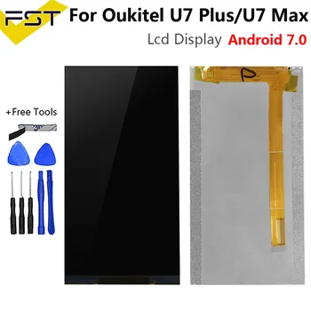 Par Oukitel U7 Plus/U7 Max LCD Ekrānu, Lai U7 Plus Lcd+Touch Screen Digitizer Montāža+Instrumenti Fit Android 7.0