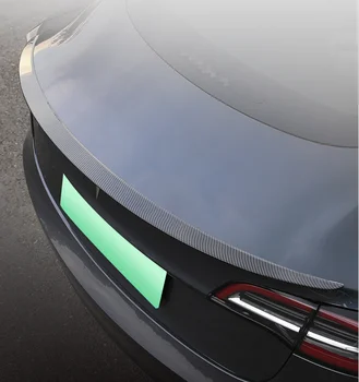 Par Tesla Model 3 Spārna Spoileris ABS Oglekļa Šķiedras Jumta Bagāžnieka Spoilers 2017 2018 2019 2020