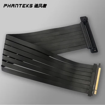 Phanteks PR22 PCI-E x16 Video Kartes Paplašinājuma Kabeli,Vertikāli 180 ° Līdz 90° 220MM,600MM Fit RTX2080Ti/2070 Anti Traucējumiem