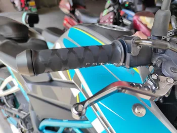 Piemērots Bmwr1250gs/ADVR1200GS/ADV modificētu vispārējā motociklu vispārējā heat shrinkable vāka rokturis ar neslīdošu gumijas rokturi cimdu