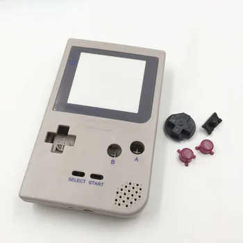 Plastmasas Pelēks Korpuss, Lai game boy Pocket Par DMG-01 Izdevums Mājokļu Gadījumā, Lai Game Boy GBP