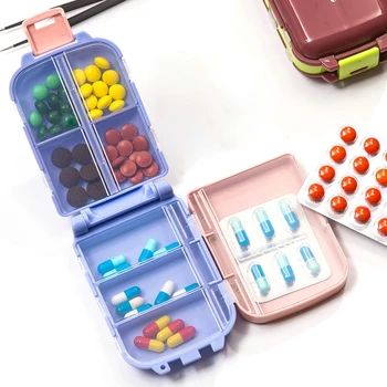 Portatīvo Ceļojumu Medicīnas Lodziņā Medicina Konteineru Tabletes Lietas Glabāšanai Nedēļā Ietilpība 3 Slāņi Vairāku Kategoriju Tableti Gudrs Padeves