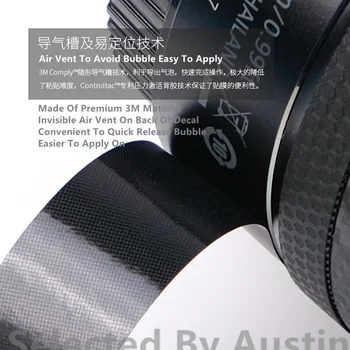 Premium Objektīvs Ādas Decal Wrap Filmu Par Tamron 70-180 f2.8 Protector Anti-scratch Decal Uzlīmes