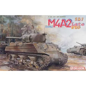 PŪĶIS 6462 1/35 USMC M4A2(W) Vēlu Ražošanas PTO Mēroga Modelis Komplekts