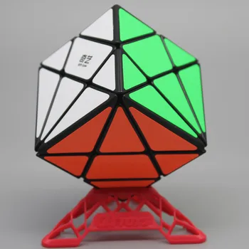 QIYI Ass Magic Cube Mainīt Neregulāri 3x3 Profesionālās Puzzle Ātrums Cube Melns Stickerless 56mm Izmēra