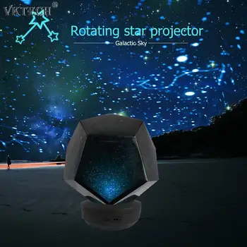 Radošā Zvaigžņotās Debess Projektoru Gaismas Rotācijas Nakts Lampa USB Lādējamu Projekcijas Lampa Mājās Guļamistaba Posmā Partijas Apdare