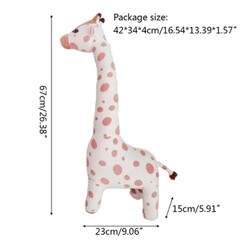 Reālajā Dzīvē Žirafe Plīša Rotaļlietu, Mīksto Pildījumu Dzīvnieku Lelles Istabas Interjeru Bērniem Bērniem Bērnu Dzimšanas Dienas Dāvana