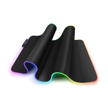 RGB Gaismas Spēļu Pele Spilventiņu Salokāms Tastatūras Mat USB Interfeiss Datora Darbvirsmas Backlit Mat Mehāniskās Spēle Tastatūras