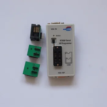 RT809F USB DATORU Remonts Instrumenti Programmētājs +7 Adapteriem+SOP16 SOP20 IC Klipu LCD Lasītājs LCD BIOS ISP/ USB/ VGA