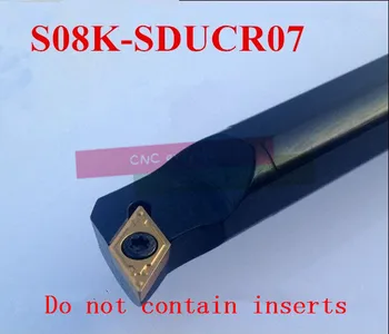 S08K-SDUCR07 8mm Virpu, Griešanas Rīki, CNC Virpošanas Instrumentu ,Iekšējā Virpu, darbgaldu ,Instrumentu turētājiem virpu