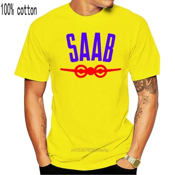 Saab Logo, T Krekls, t-veida Krekls Hipster Harajuku Zīmola Apģērbi T-krekls