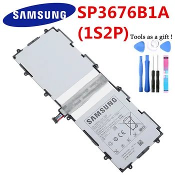 SAMSUNG Oriģinālā Akumulatora SP3676B1A Par Samsung Galaxy Tab 10.1 S2 N8000 N8010 N8020 N8013 P7510 P7500 P5100 P5110 P5113 7000mAh