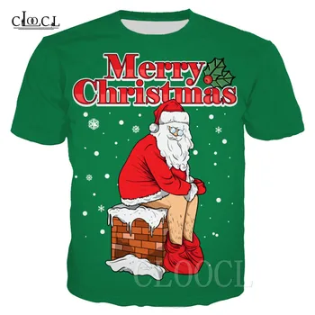 Santa Claus T-krekls 3D Iespiesti Tēvs Ziemassvētku T Krekli Gadījuma Modes Vīrieši Sievietes Ziemassvētki Plus Lieluma Tshirt Ziemassvētku Dāvanas, t-veida Topi